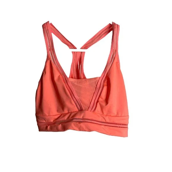 Victoria's Secret Sport Bra Womens Large Orange Racerback New - Picture 1 of 6
